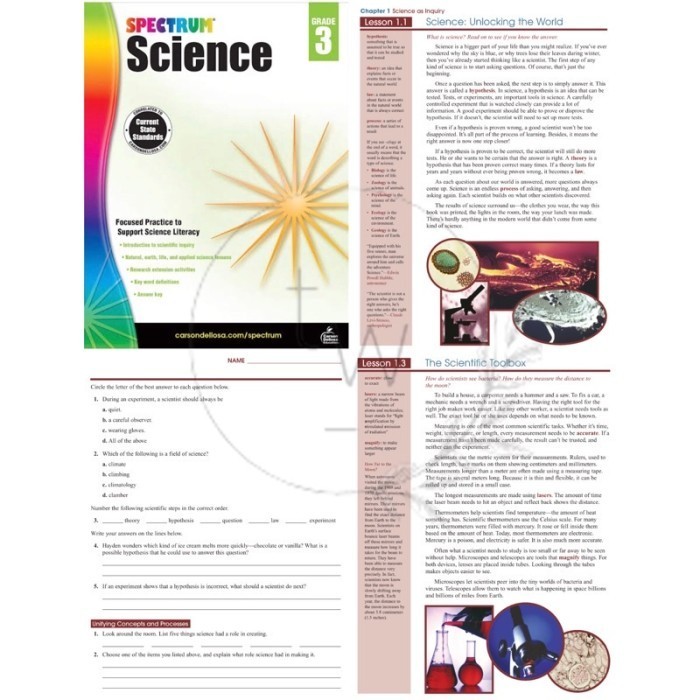 Jual buku fisik spectrum science grade 3 4 5 6 7 8 buku ipa anak sd