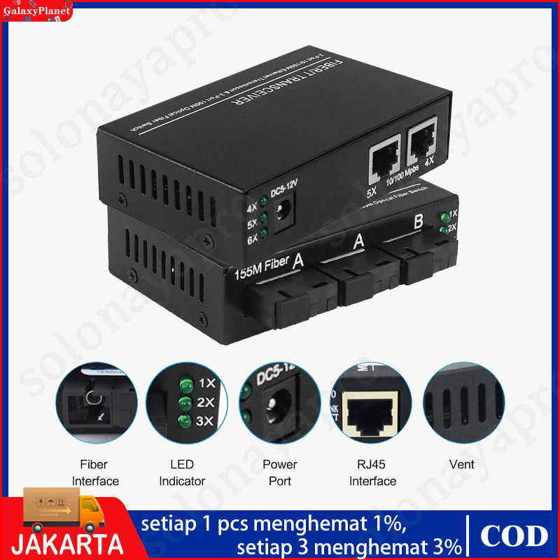 Jual Media Converter Switch 2 Fiber Ethernet Switch Pcb 3f3e Sc Fo Port 4 Rj45 Fiber Transceiver