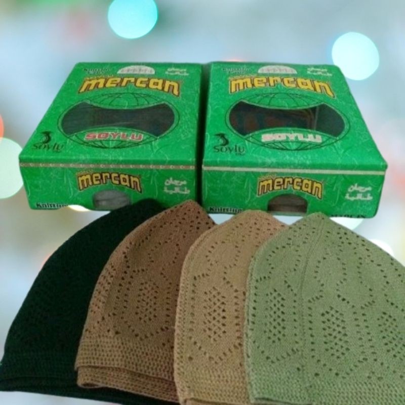 Peci mercan varian warna murah bagus
