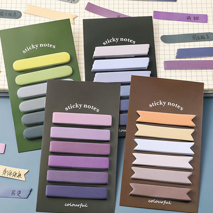 Jual HH Sticky Note Gradiasi 6in1 Tempelan Kertas Catatan 120 Lembar ...