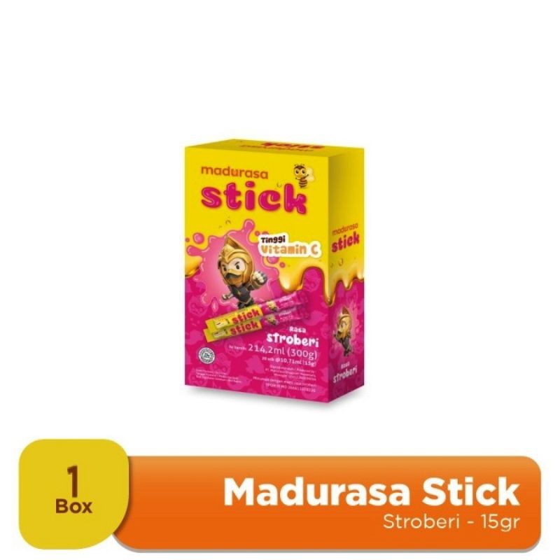 Jual Madurasa madu stick rasa Strawberry|300gr | Shopee Indonesia
