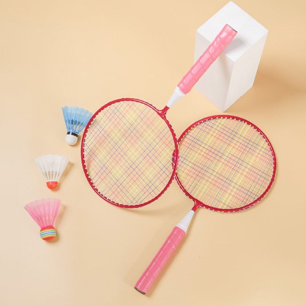 Jual 3~12Years Children Badminton Rackets Lightweight Sturdy Double ...