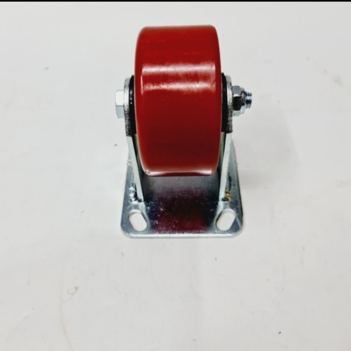 Jual Roda Pu Heavy Duty 4 inch (mati) | Shopee Indonesia