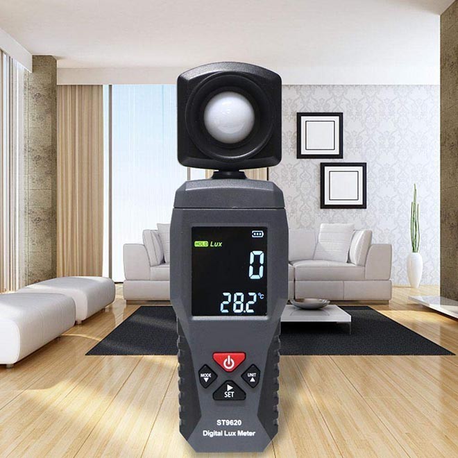 Jual Lux Meter ST9620 Smart Sensor Light Tester ST-9620 Illuminometer ...