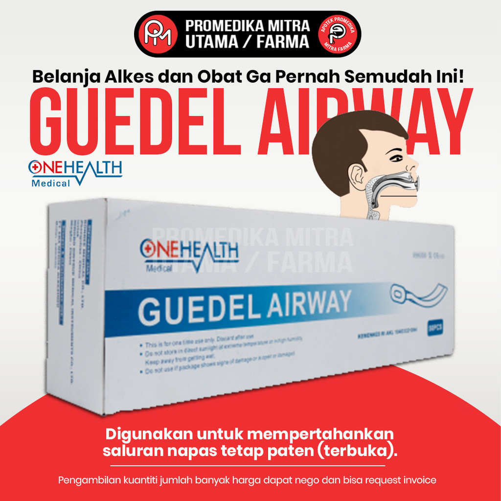 Jual ONEHEALTH GUEDEL AIRWAY (OROPHARYNGEAL AIRWAY) | Shopee Indonesia