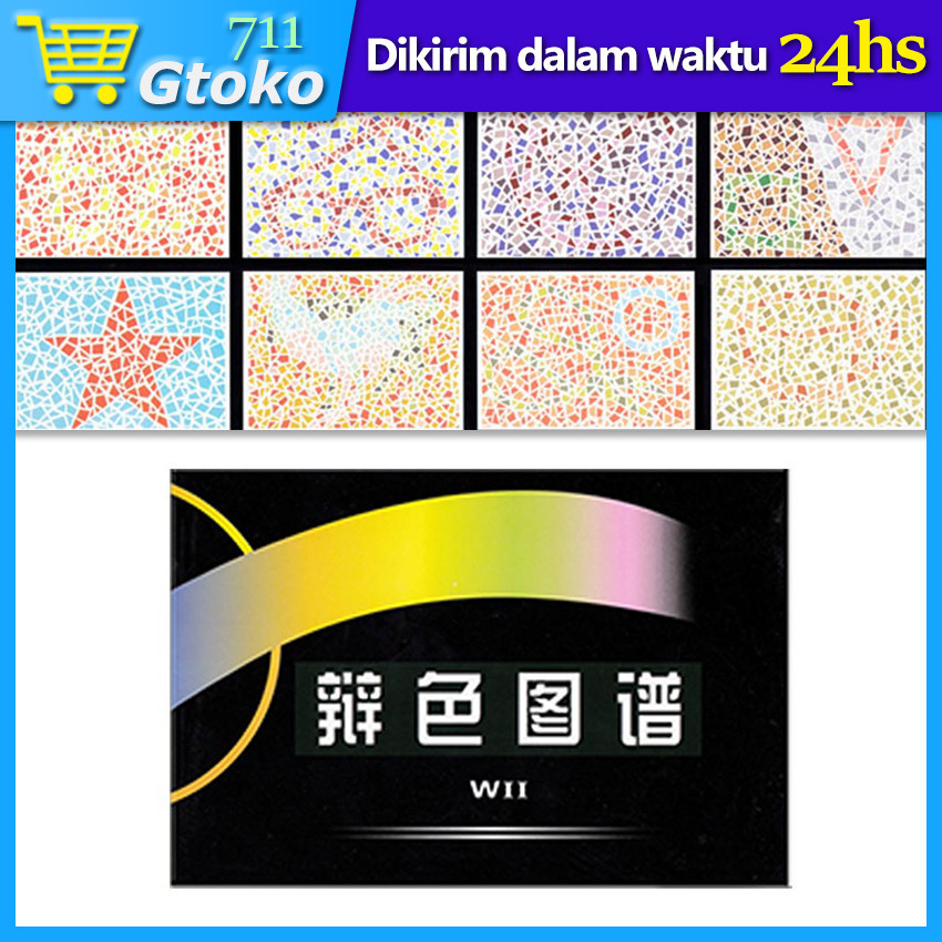 Jual Buku Tes Buta Warna, Colour Blindness Test, Alat Tes Buta Warna ...