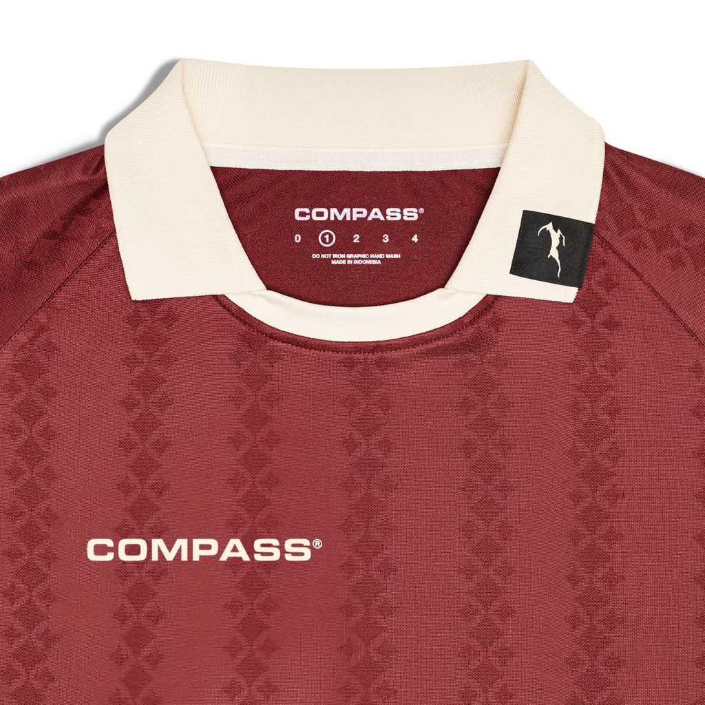 Jual Sepatu Compass Jersey LS Away Maroon | Shopee Indonesia