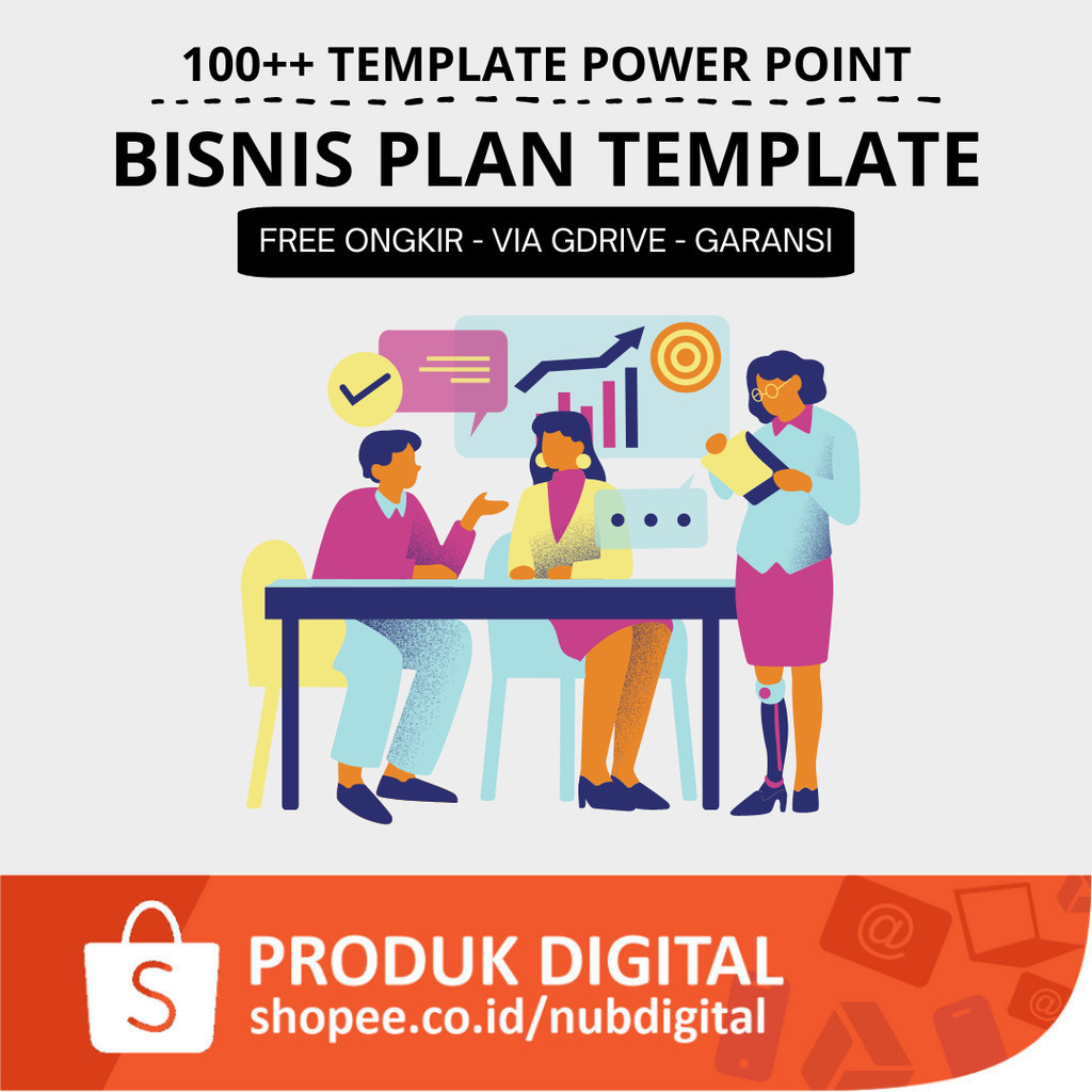 Jual 100 Professional Template Bisnis Plan Business Powerpoint Ppt