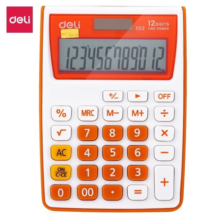 Jual Deli | Kalkulator (Desktop Calculator) | 12 digit | E1122 | Shopee ...