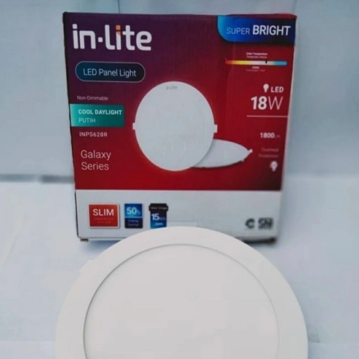 Jual Lampu Downlight LED Inlite INPS628R 18 Watt IN-lite INPS626R Panel ...
