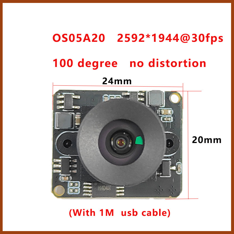 Jual 2K USB Camera Module 5MP Fixed focus 100Degree Mini IP Webcam CMOS ...