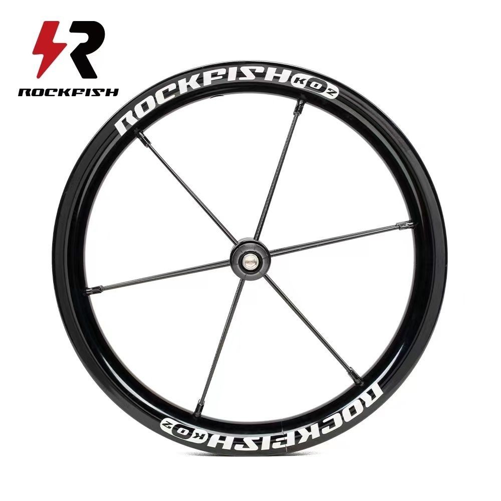 ROCKFISH K02 12インチホイールセット Jual Wheelset Velg Rockfish K02 12 Inch Untuk Pushbike Balance