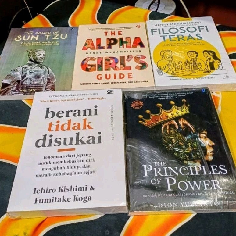 Jual Paket 5 Buku Filosofi Teras The Alpha Girls Guide The Power Of Sun