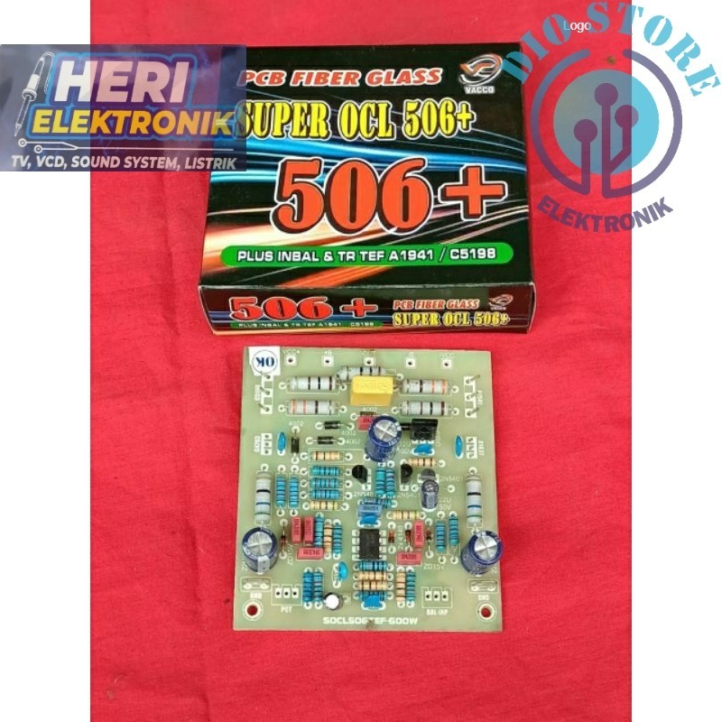 Jual Kit Driver Socl 506 Plus inbalan& TEF mono PCB FIBER VACCO