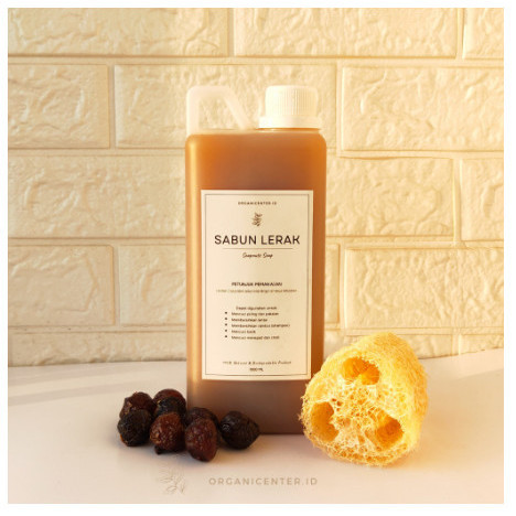 Jual SABUN CUCI BATIK 1 LITER EKSTRAK SARI BUAH LERAK KLEREK - coklat ...