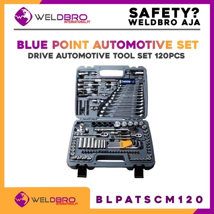 Jual BLUE POINT - BLPATSCM120 120 PCS DRIVE AUTOMOTIVE TOOL SET ...