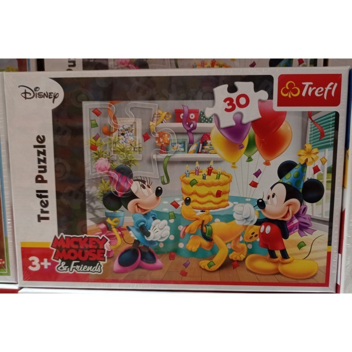 Jual Trefl Puzzle Disney Mickey Minnie Mouse Friends Party 30 pcs ...