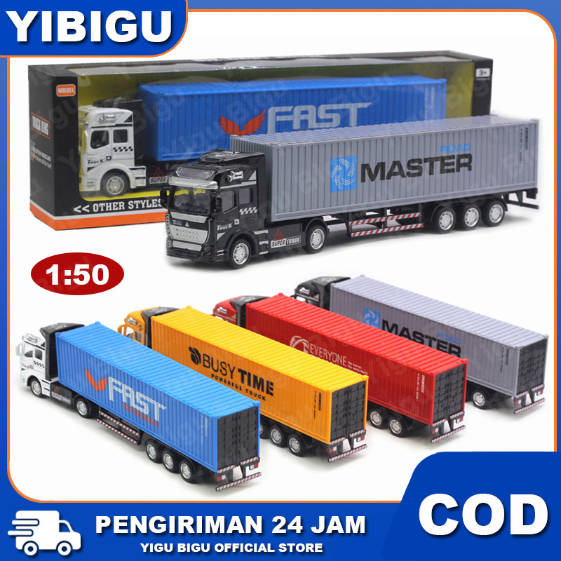 Jual Mainan Diecast TRUCK CONTAINER / Truk Kontainer / Truk Tangki ...