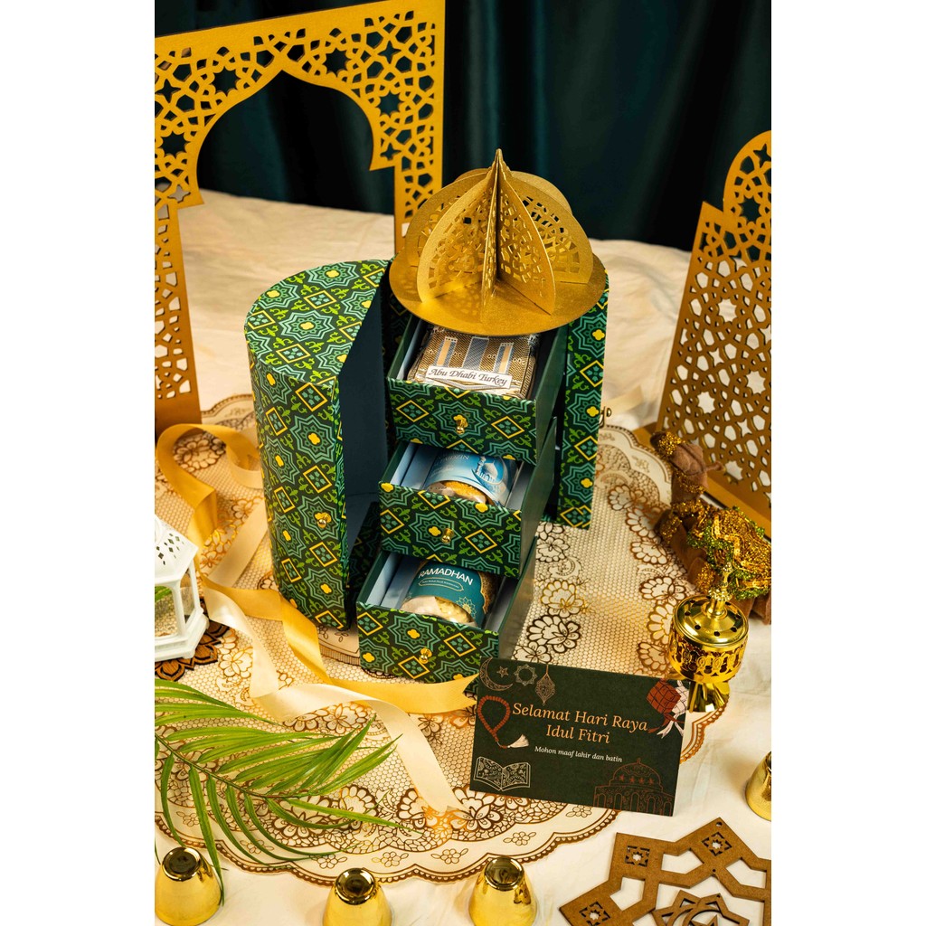 Jual Hampers Lebaran - Mini Mosque BOX ONLY | Shopee Indonesia