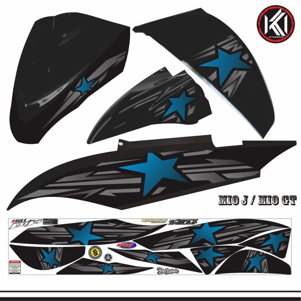 Jual VARIASI MOTOR STICKER STRIPING NEW VARIASI SIMPEL DAN ELEGAN ...