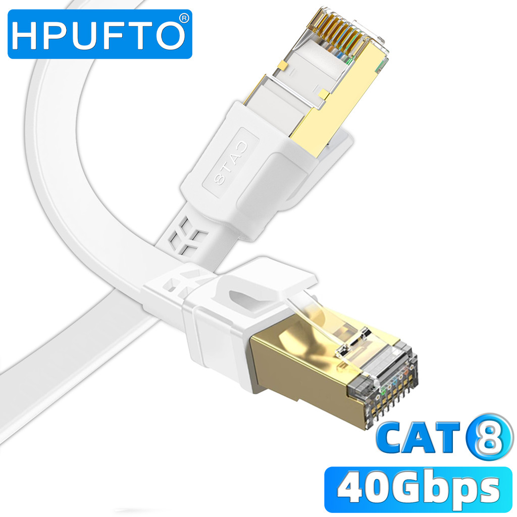 Jual CAT8 Gaming Ethernet Cable 40Gbps 2000Mhz High Speed RJ45 Network ...