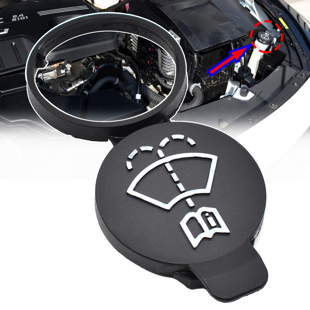Jual Car Windshield Wiper Washer Fluid Reservoir Tank Bottle Cap Cover ...