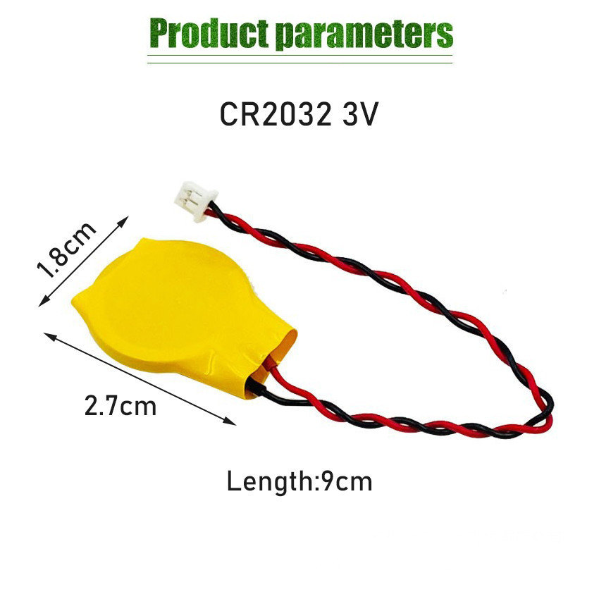 Jual Baterai Battery CMOS CR2032 dengan Soket Kabel Universal Untuk ...