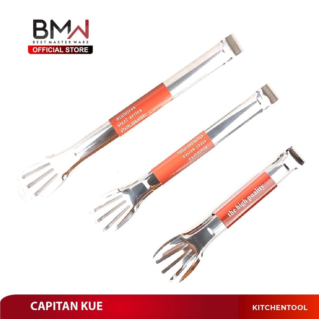 Jual SB-S04 Capitan Makanan Stainless Steel Jepitan Kue Pencepit Roti ...