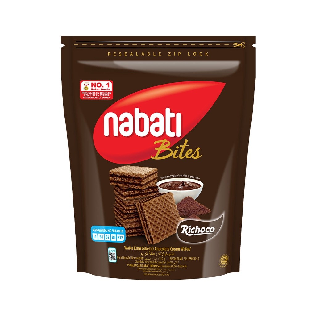 Jual RICHOCO BITES WAFER COKLAT PCH 100GR | Shopee Indonesia