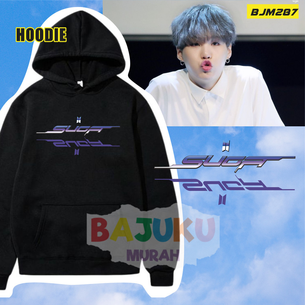 Min Yoongi Suga Suga Pakai Hoodie Jual BJM287 SWEATER HOODIE KPOP
