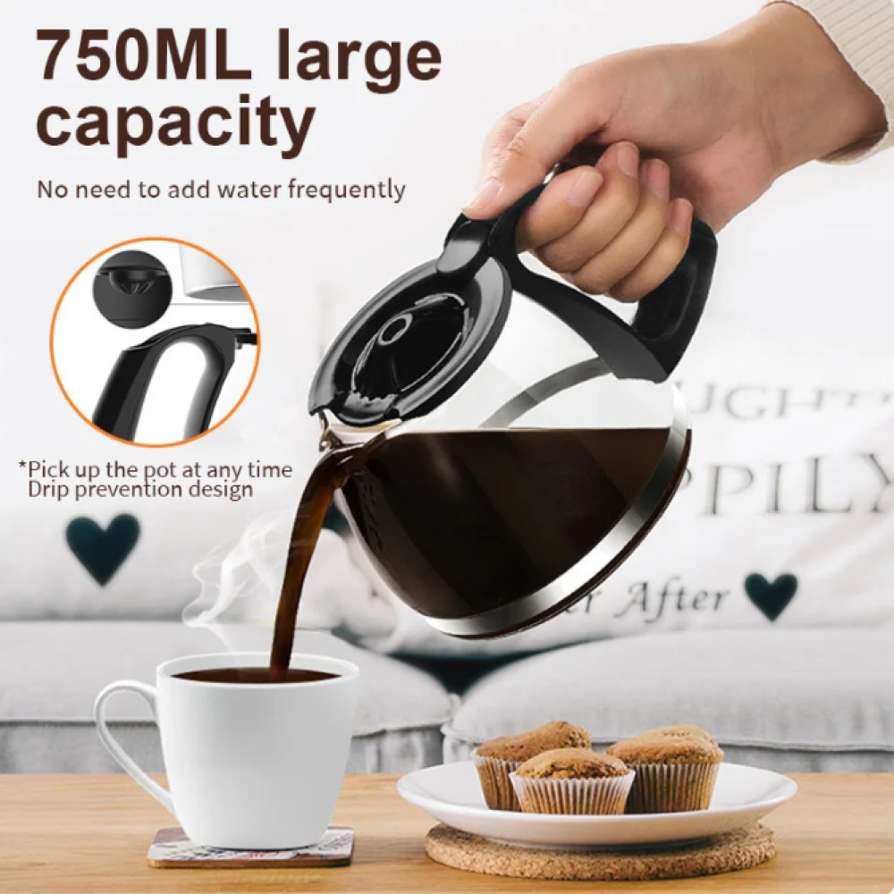 Jual [COD] Mesin Kopi Espresso Semi Otomatis Panel Pemanas Drip Coffee ...