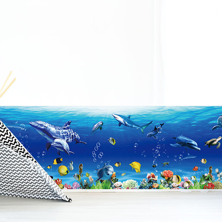 Jual Sea World Wallsticker List Fish Wall Sticker Stiker Dinding Ikan ...