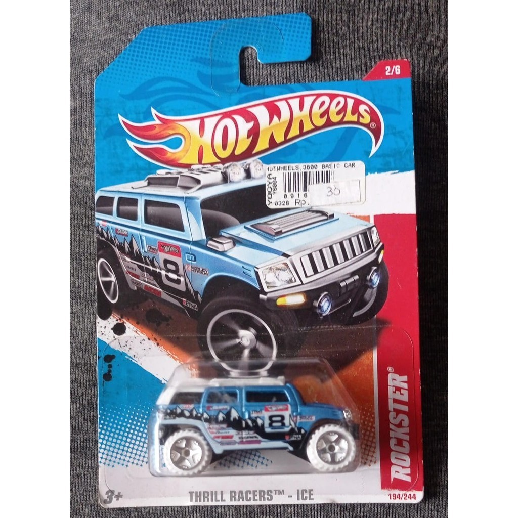Jual Hot Wheels - Rockster Thrill Racers - Ice No.8 Blue | Shopee Indonesia