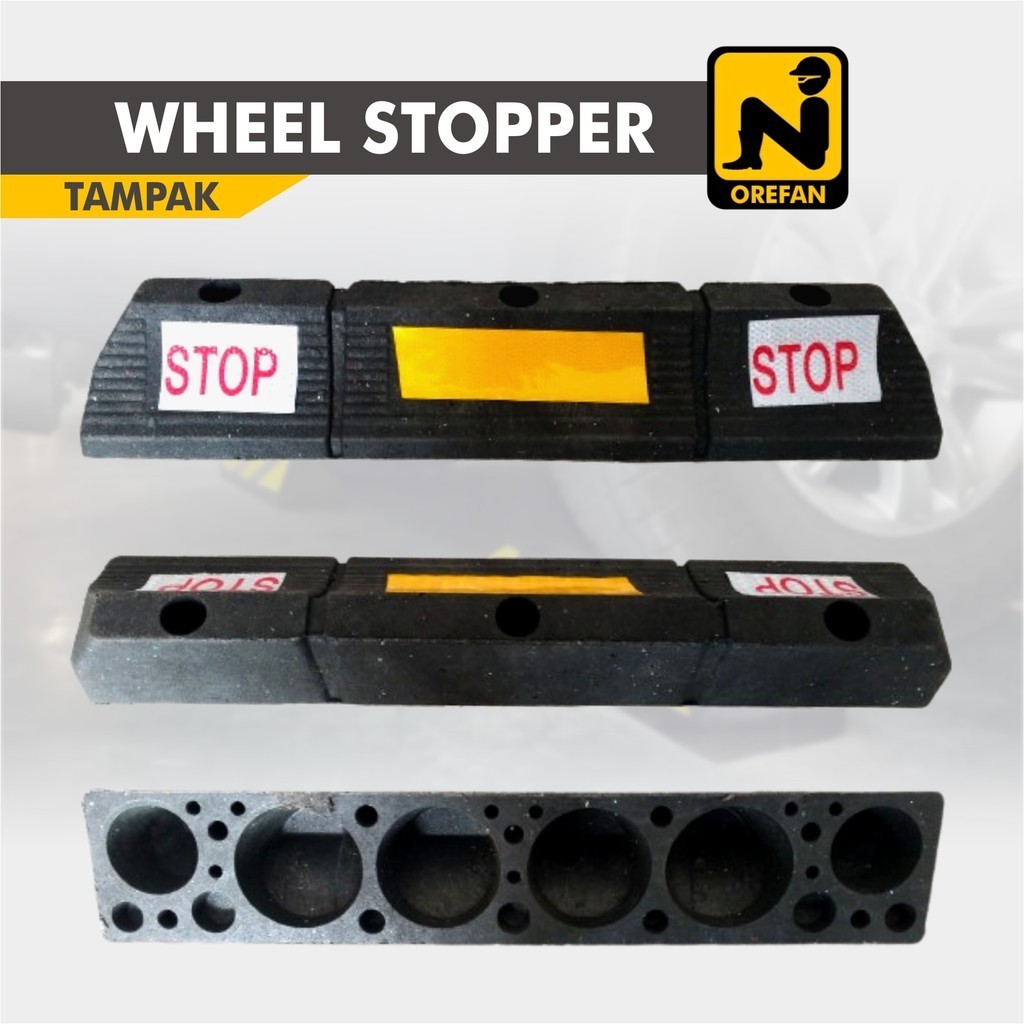 Jual karet stop untuk mobil Rubber Wheel Stopper STOP Pengganjal Ban ...