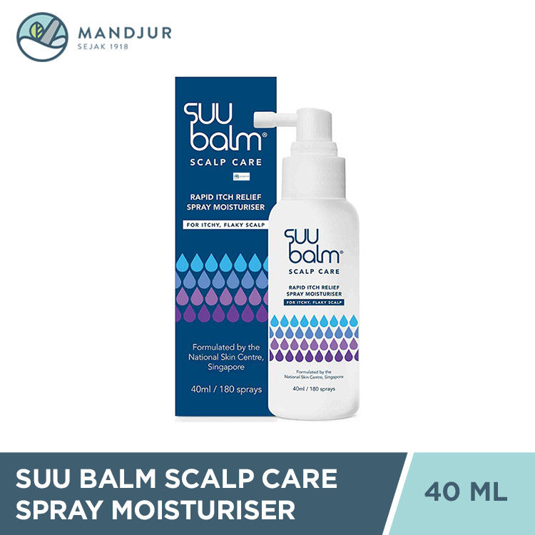 Jual Suu Balm Scalp Spray Itchy Flaky Scalp 40 mL - Mengatasi Gatal dan ...