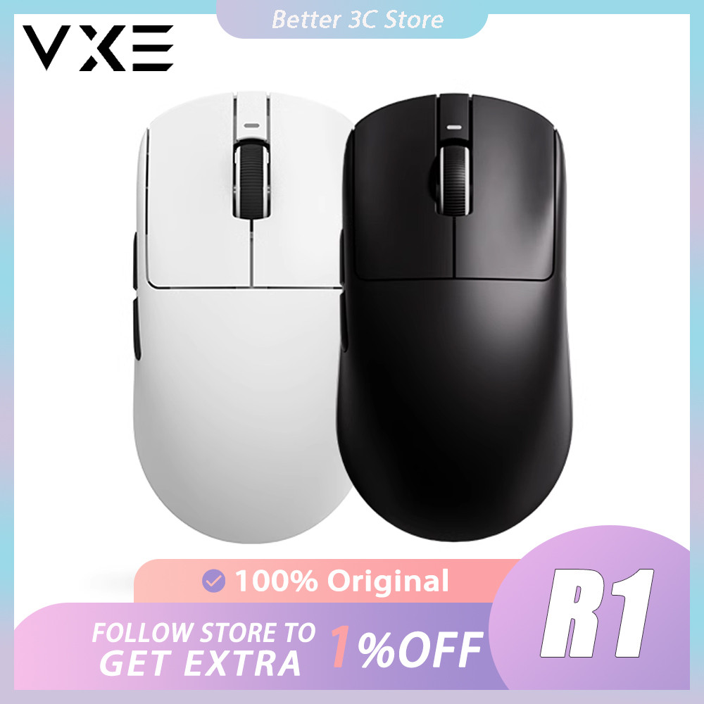 Jual Vgn Vxe Dragonfly R1 Gaming Mouse Paw3395 Lightweight Bluetooth R1 ...