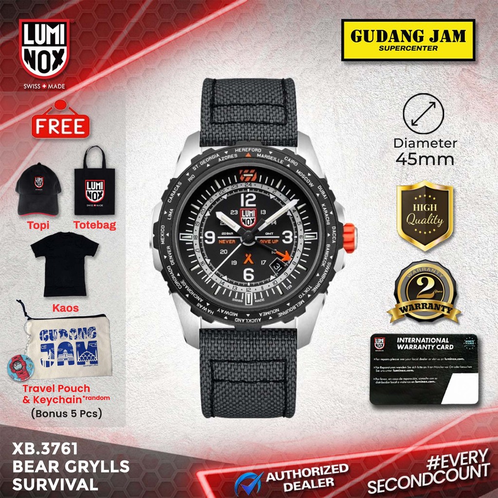 Jual Luminox Pria 3761 XB.3761 BEAR GRYLLS SURVIVAL | Shopee Indonesia