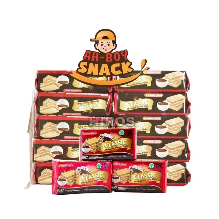 Jual WAFER CLASSIC KHONG GUAN PER PAX ISI ( 10 SACHET X 18 GRAM