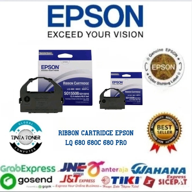 Jual RIBBON CATRIDGE EPSON LQ 680 680C PRO ORIGINAL | Shopee Indonesia