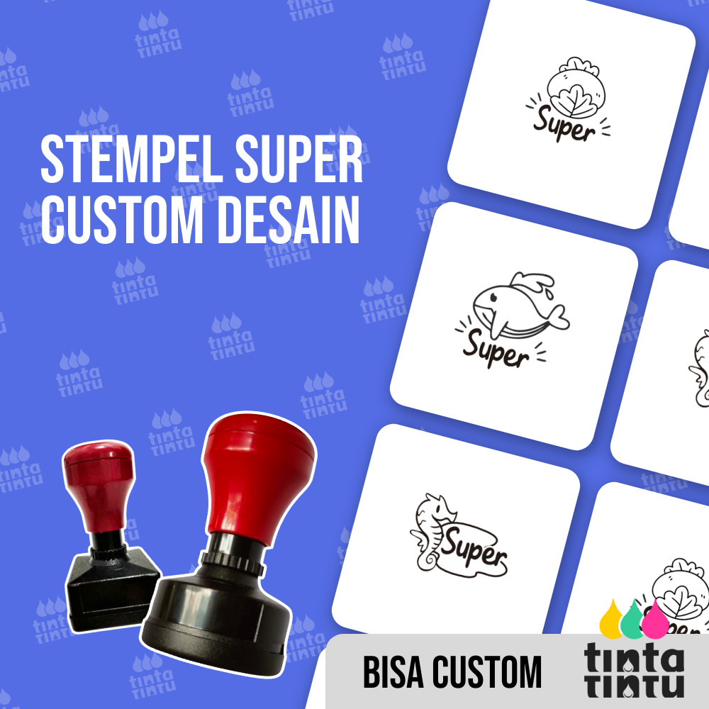 Jual Stempel Super Custom Desain | Shopee Indonesia