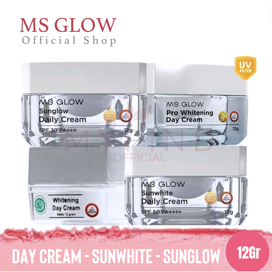 Jual SUNWHITE MS GLOW / SUNGLOW / DAY CREAM | Shopee Indonesia