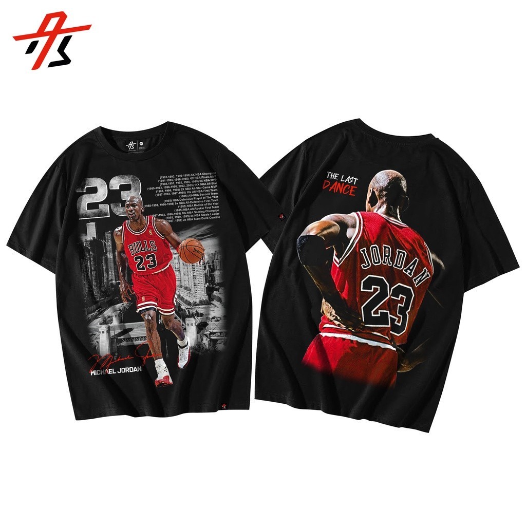 Jual original design ats printing NBA Vintage Bootleg OVERSIZED