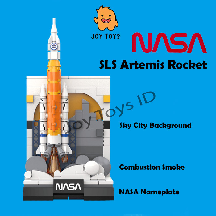 Jual JOY TOYS Mainan Anak Brick Cada NASA Rocket Roket SLS Artemis 197 ...