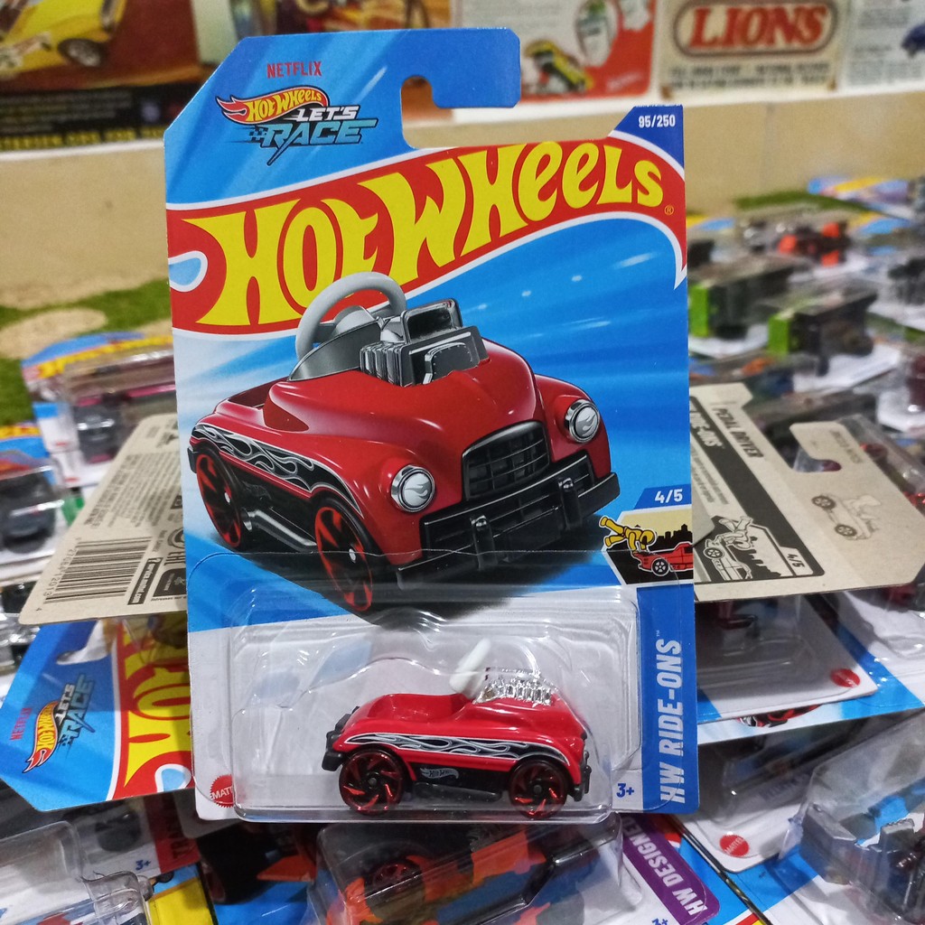 Hot Wheels Pedale Driver - Modèle 1:64 Edition Spéciale Netflix Let's Race & Treasure Hunt - Collection Mattel 2025 - Pour Enfants Et Collectionneurs - 14
