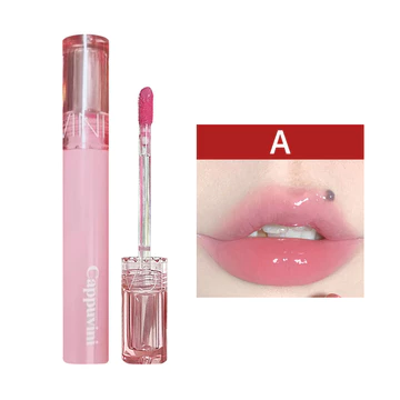 CAPPUVINI Juicy Lip Tint Mirror Lip Gloss Glasting Moisturizing Lip Glaze Lip Jelly Lip Glossy
