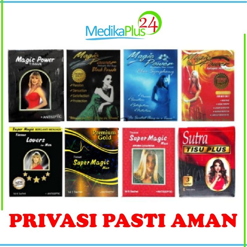 Jual Tisu Antiseptic All Varian Magic Power Super Magic Man Sutra Plus