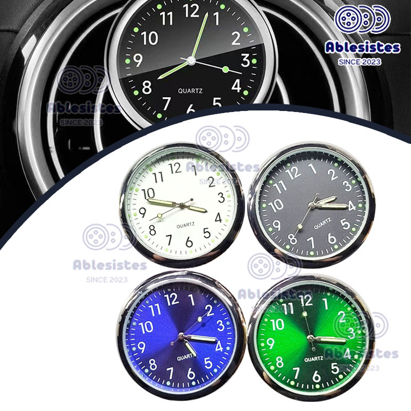 Jual Luminous Jam Mobil Analog Dashboard Digital Jam Elektronik Tempel