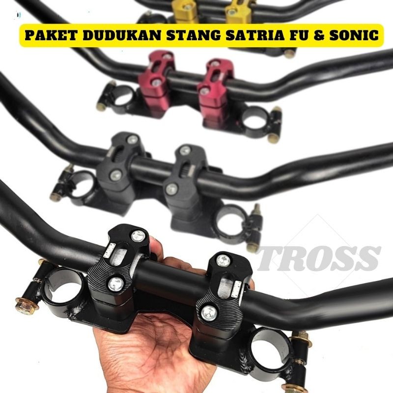 Jual Stang Rzr Satria Fu lama Injeksi dan Sonic Plus Breket Dudukan ...