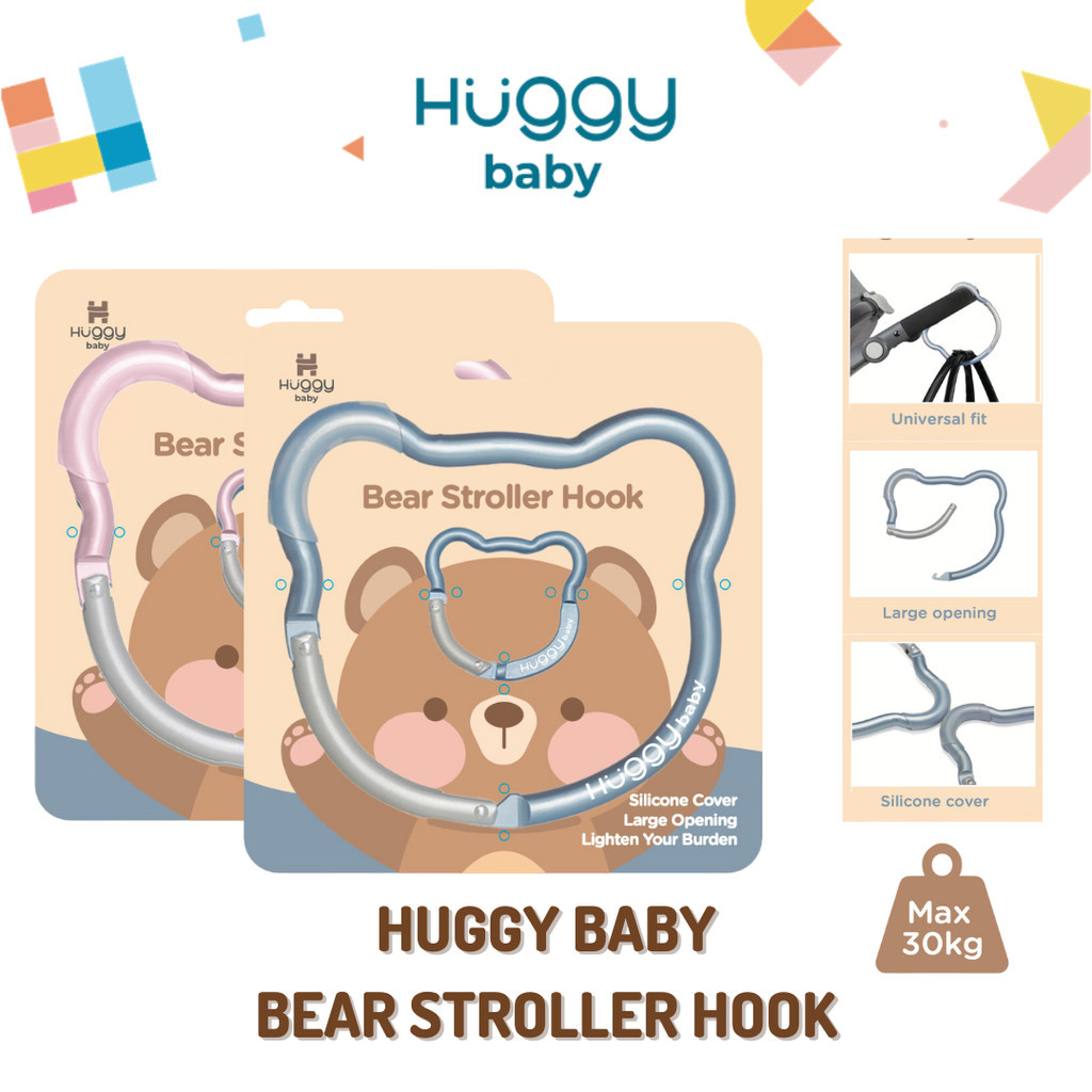 Jual Huggy Baby ACC006 Bear Stroller Hook | Gantungan Stroller Anak ...