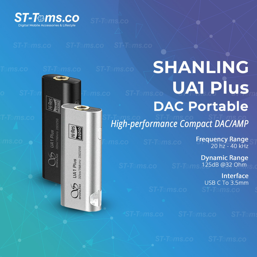 Jual Shanling UA1 Plus / UA1+ Dual CS43131 Portable USB DAC / Amplifier ...